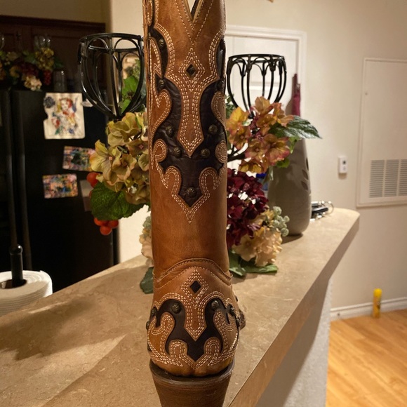 Pecos Bill genuine leather boots in a size 8 NEW - Picture 3 of 7